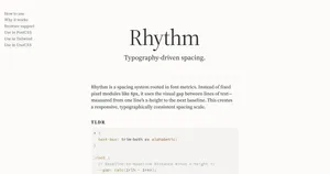 Сайт системы «Ритм»